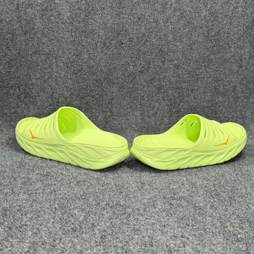 Hoka Ora Recovery Slide Sandals Men's Size 14 Neon Yellow Athletic Running Beach